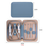 Handybabac 7-Piece Manicure & Pedicure Tool Set with Zippered Case - product view 1