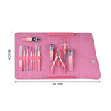 Handybabac 12-Piece Gradient Color Nail Clipper & Grooming Set - product view 1
