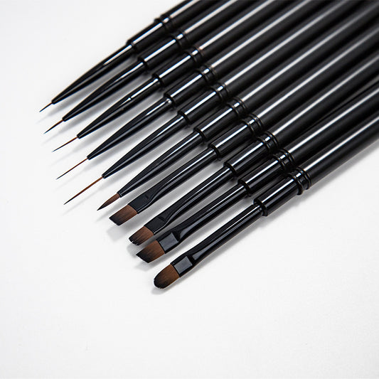 Handybabac 10-Piece Fine-Line Nail Art Brush Set - product view 1