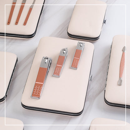 Handybabac 18-Piece Rose Gold Manicure Tool Set - product view 2